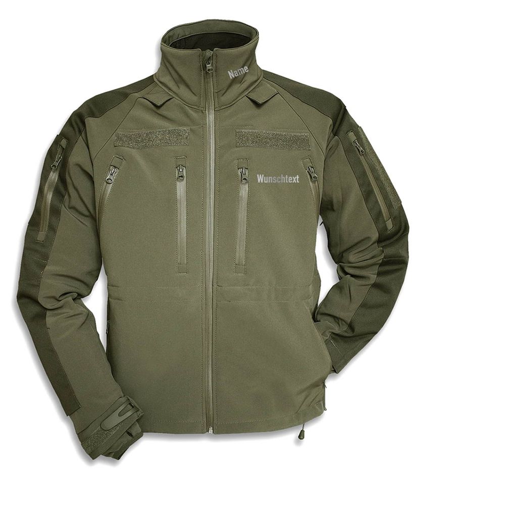 Tactical Softshell Wunschtext reflektierend Notarzt Medic Bekleidung #36027