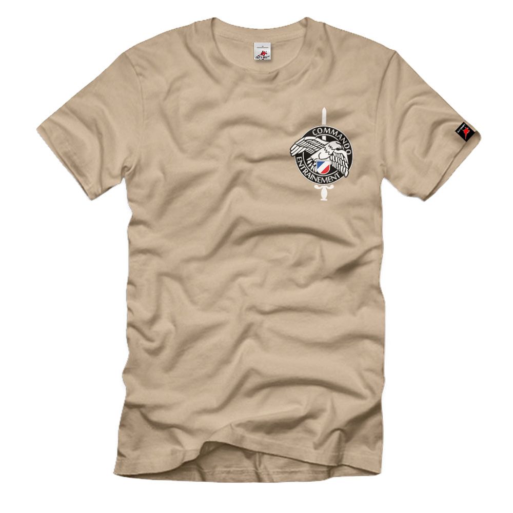 Abzeichen Commando Entrainement französischer Kommando Lehrgang - T Shirt #14174