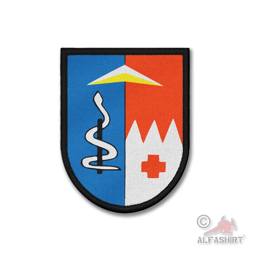 Patch 9x7cm SanSLw Medical School of the Luftwaffe Klingholz Inspection #45583