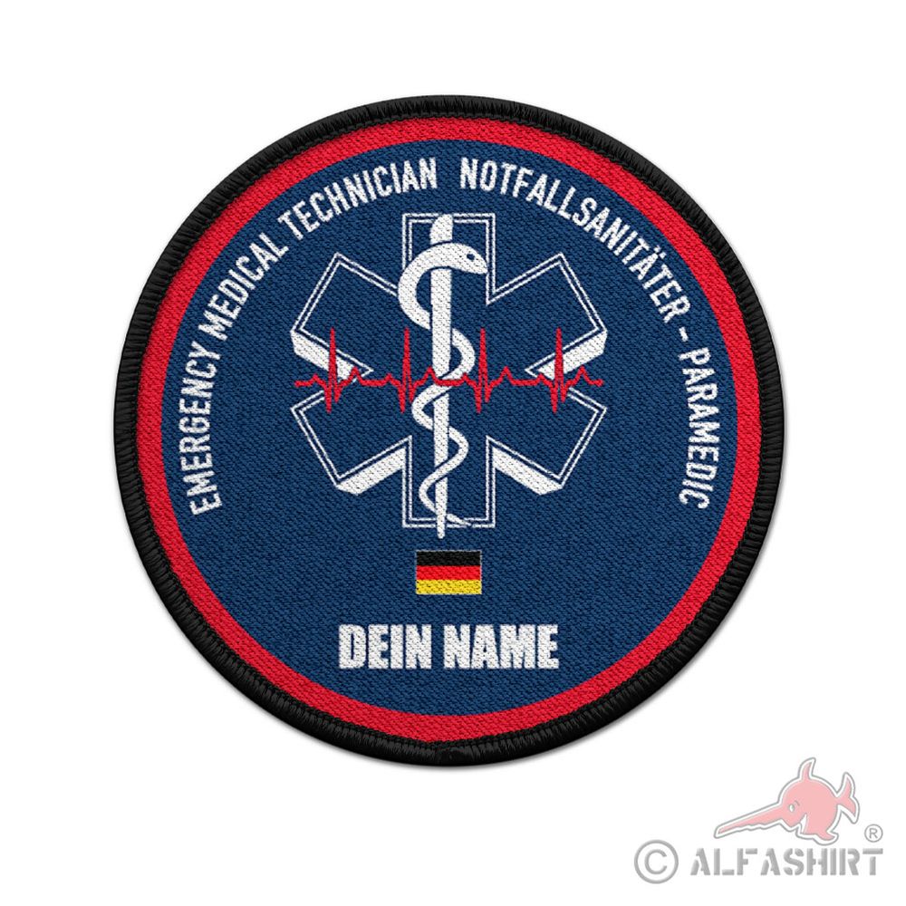 Patch personalisiert Emergency Medical Technician Germany German DEU #42951