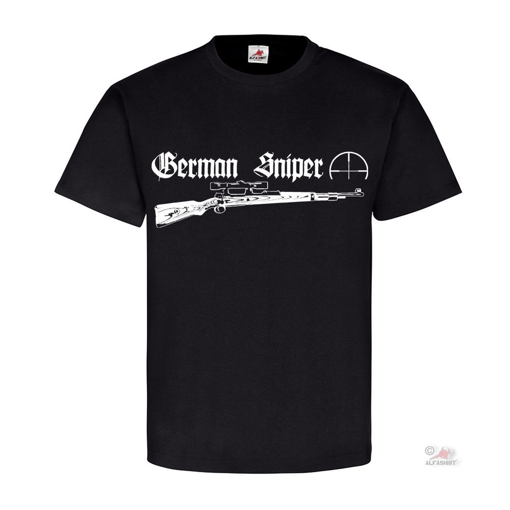 German Sniper 98k Carabiner Rifle Sniper Sport Sagittarius - T Shirt # 18559