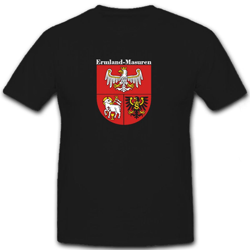 Ermland Masuren Polen Deutschland Preußen Wappen Abzeichen - T Shirt #6810