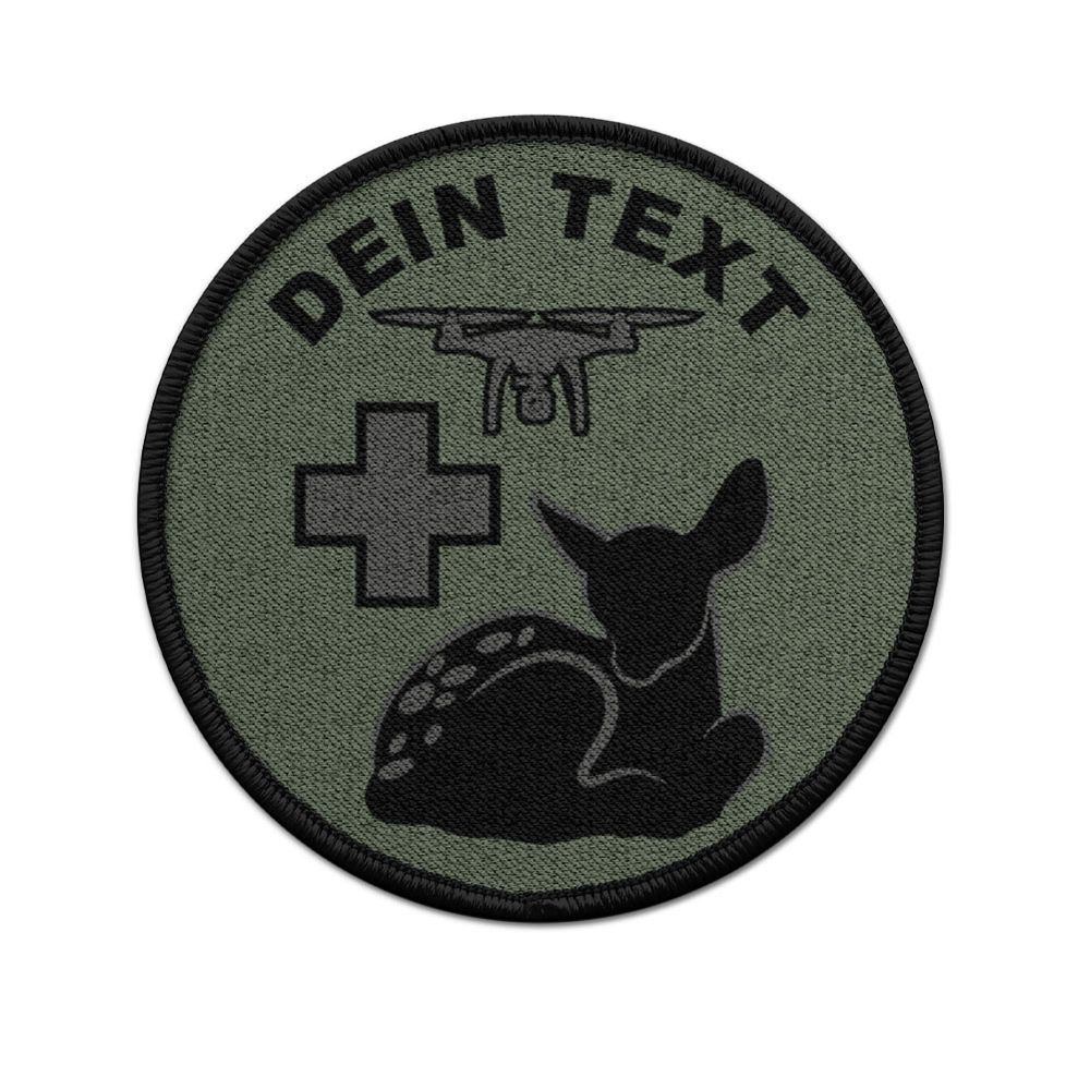 Patch personalisierbar Rehkitzrettung Rehkitz Wildtier Wald Natur #42303