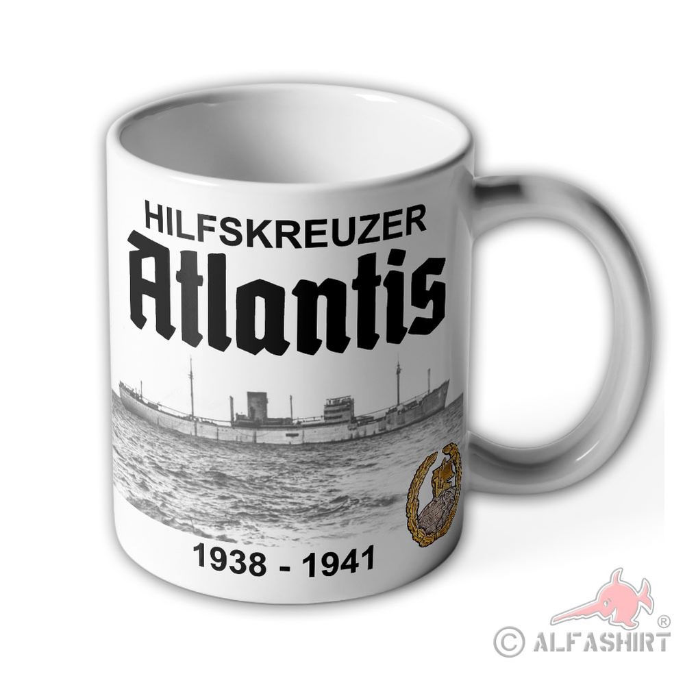 Tasse Hilfskreuzer Atlantis Handelsstörkreuzer Handelskrieg #39239
