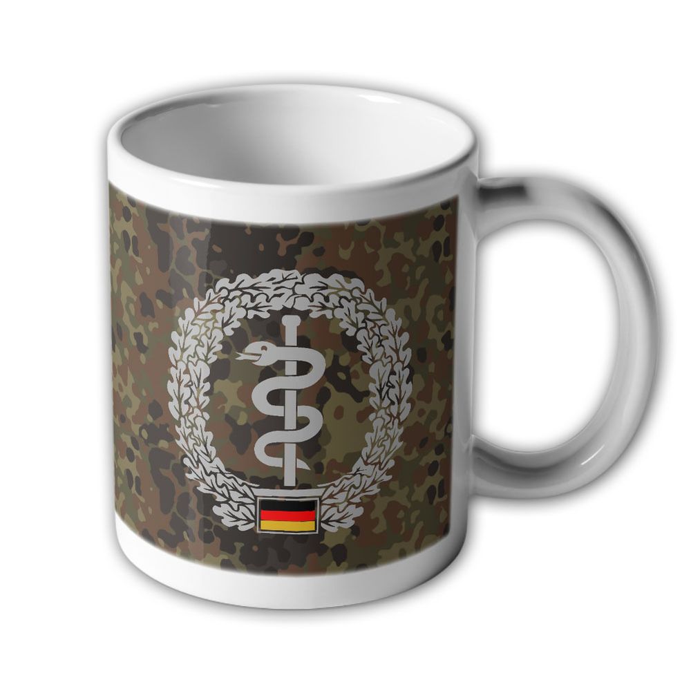 Barettabzeichen Sani Sanitäter Rettung Rettungskraft Bundeswehr - Tasse #1969