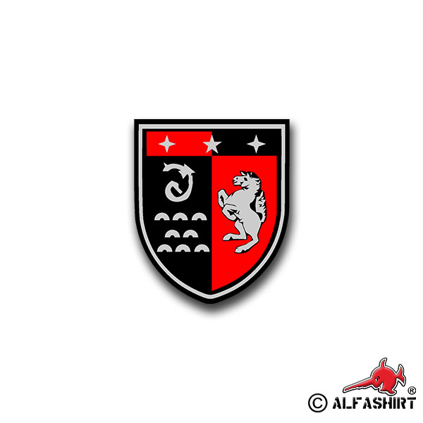 Sticker Tank Battalion 201 PzBtl Tank Battalion Hemer 6x7cm A806