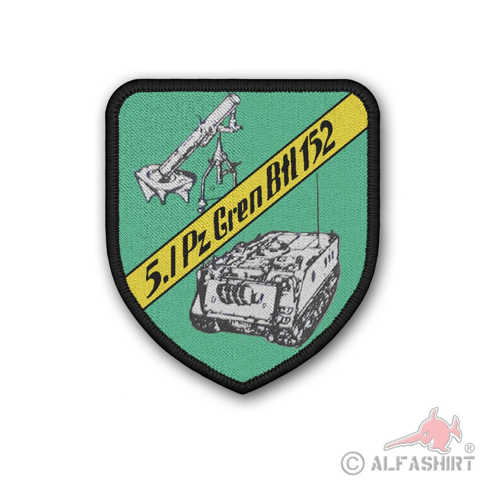 Patch 75x65 5 PzGrenBtl 152 Panzergrenadier-Bataillon Kompanie Bundeswehr #39213