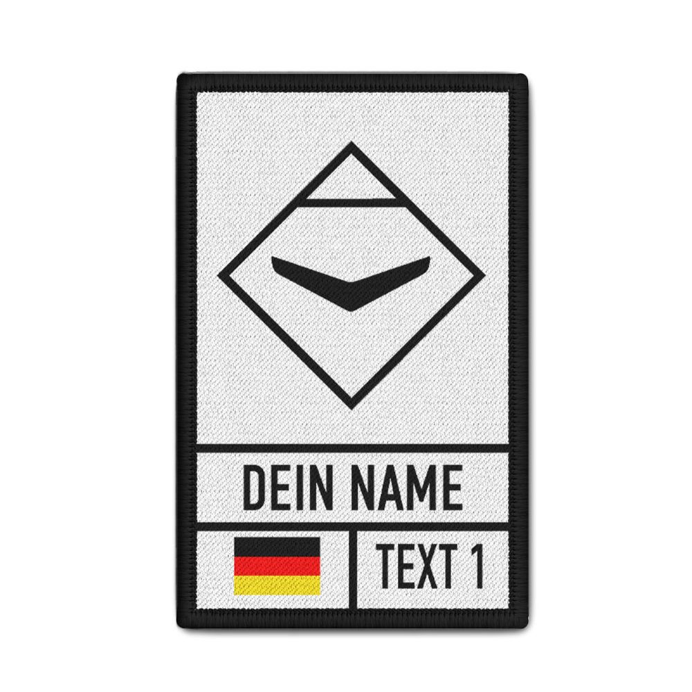 Rank Patch 9,8x6cm Rettungskräfte Drohne Robotik Fachberater #47200