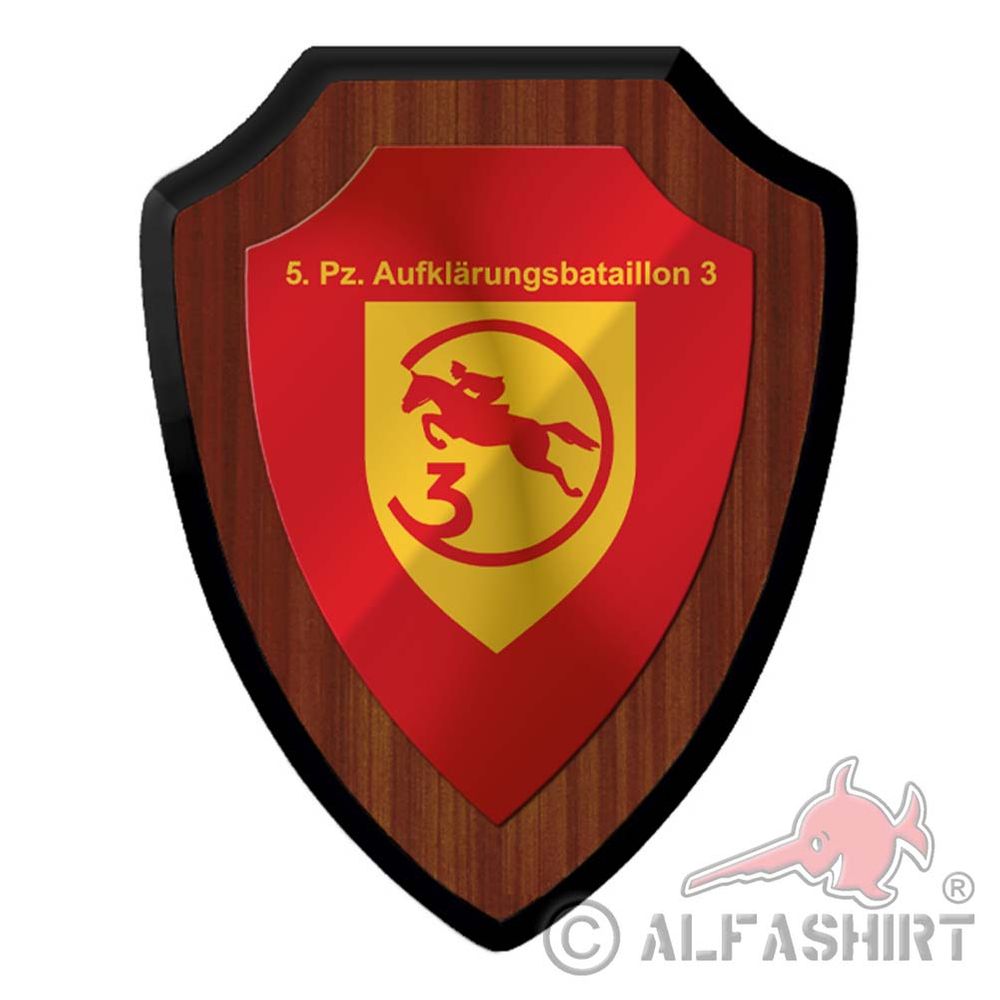 Coat of arms shield 5 PzAufklBtl tank reconnaissance battalion Bundeswehr BW #40387