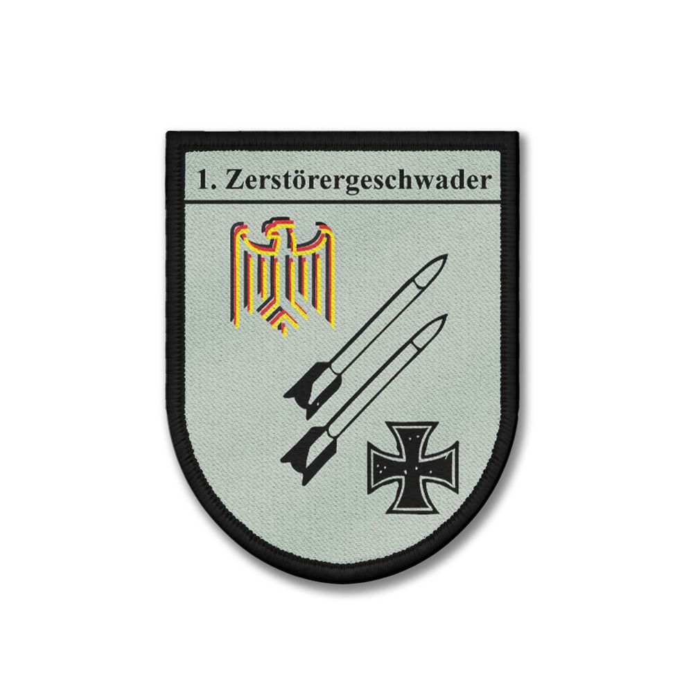 Patch 9x7cm 1st Destroyer Squadron Naval Unit Destroyer Lütjens-Class #46592