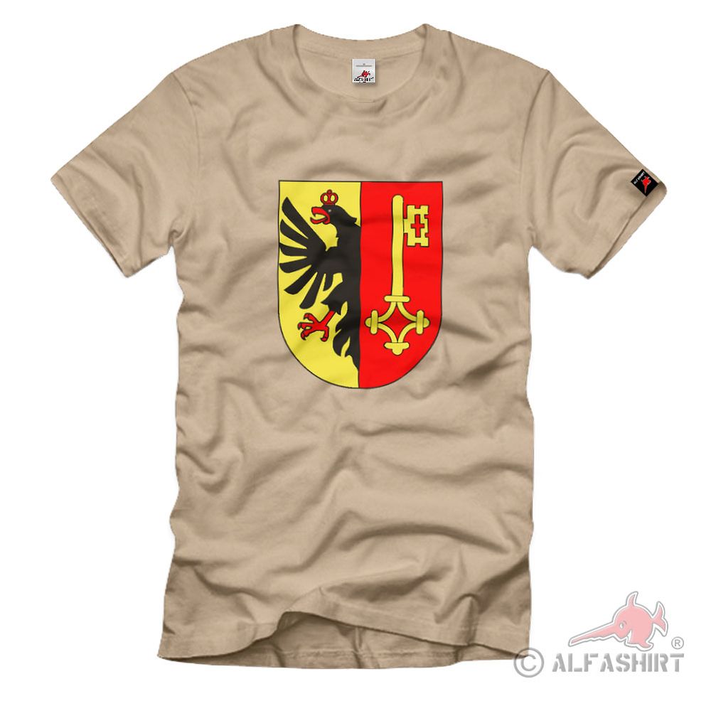 Genf Wappen Adler Schlüssel Schweiz Abzeichen 1600 - T Shirt #2281