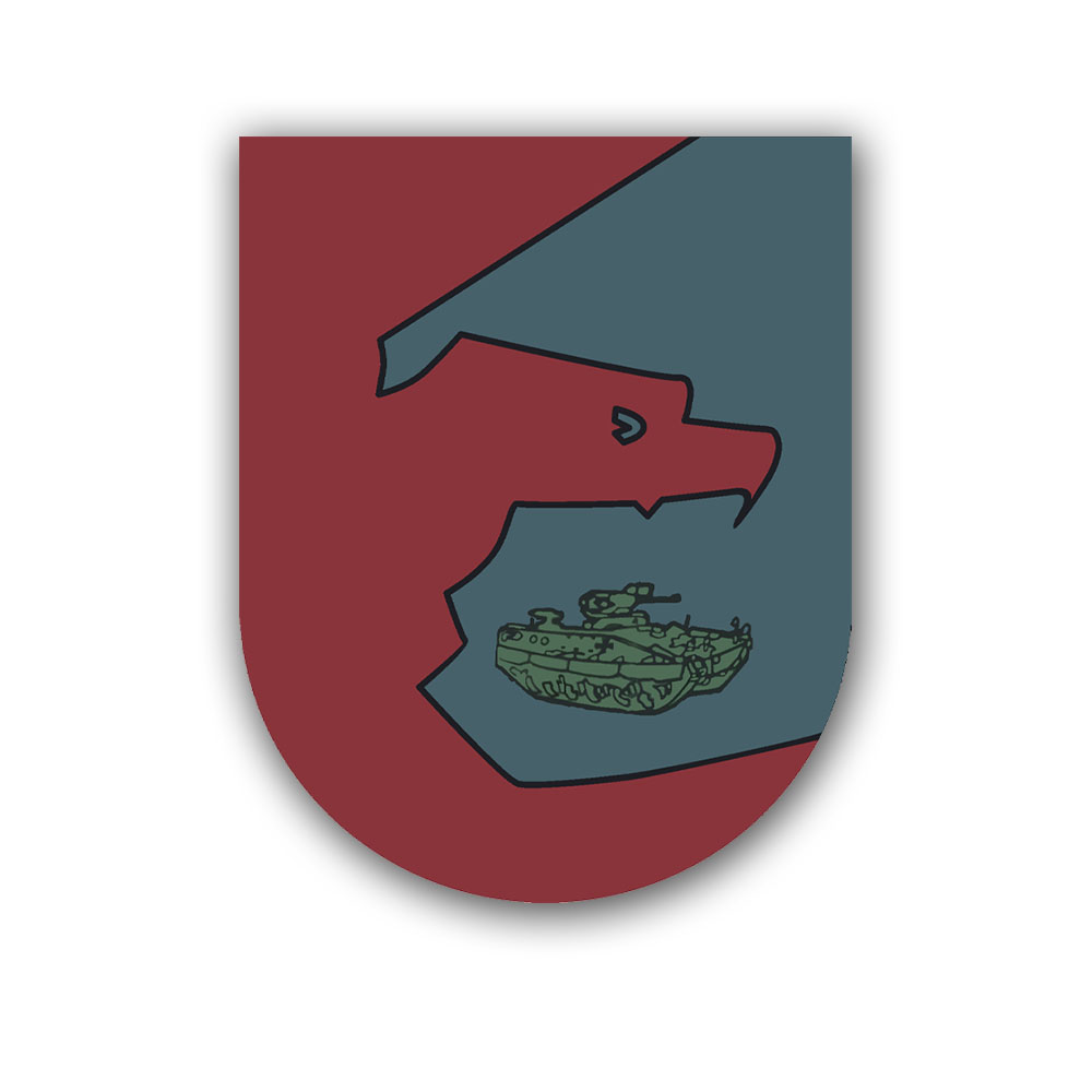 Aufkleber Sticker PzGrenLehrBtl 92 Panzergrenadierlehrbataillon  10x8cm A6315