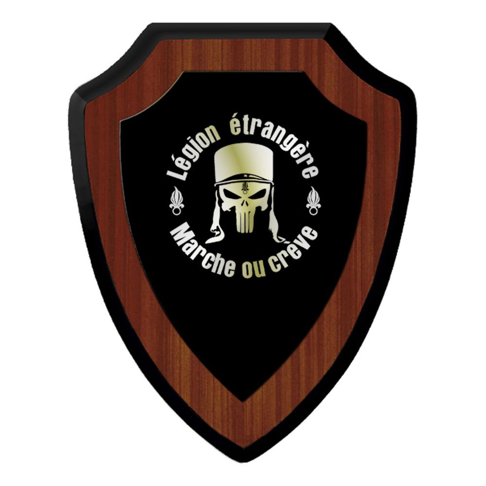 Wappenschild Légion étrangère Marche et créve Fremden Legion Frankreich #27034