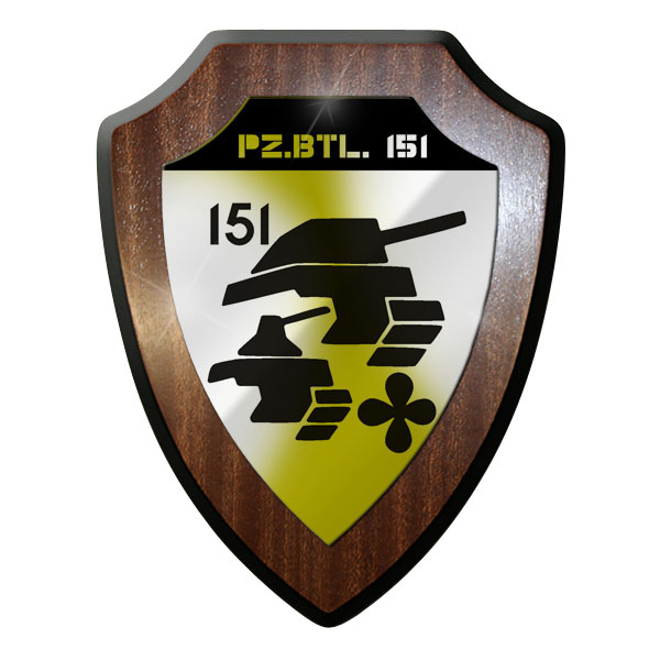 Wappenschild -Panzerbataillon 151 PzBtl Panzermann Leopard Einheit #9754