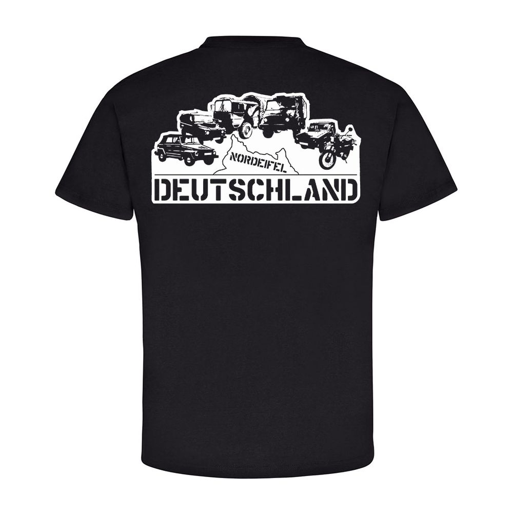 Nordeifel Deutschland wir kommen in Frieden! Militär - T Shirt #12850