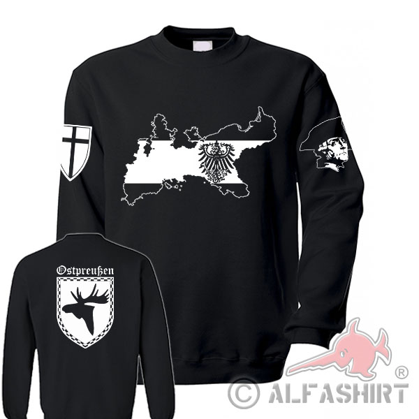 Sweater Prussia East Prussia Frederick the Great Old Fritz Map # 17795