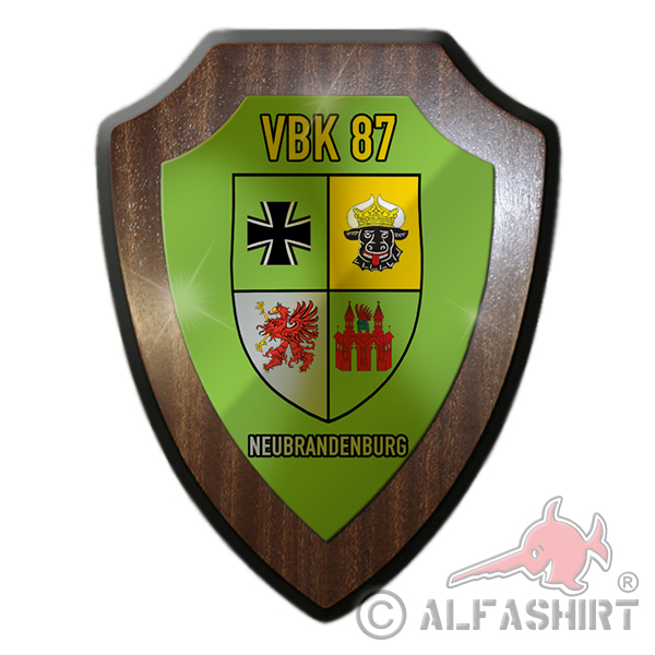 Coat of arms defense district command 87 VBH Neubrandenburg #38945