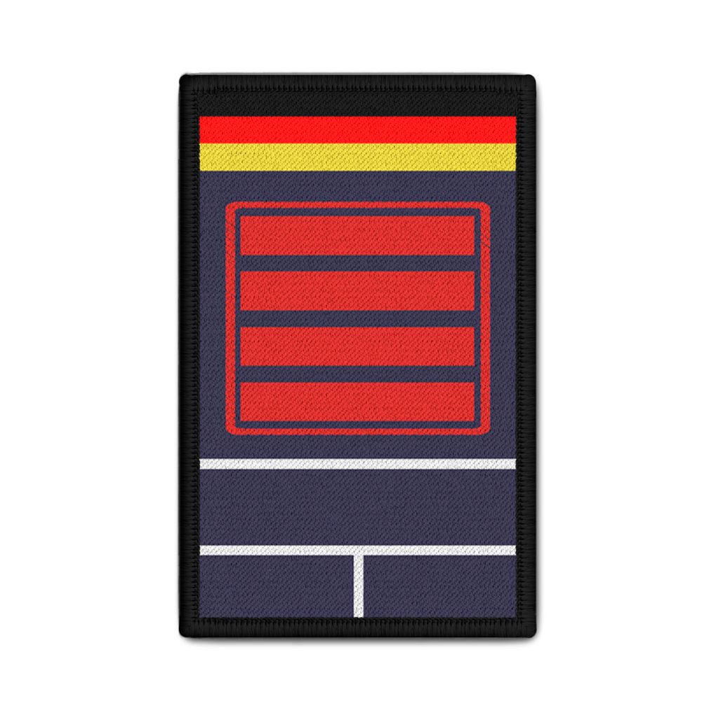 Rank Patch Fire Brigade Personalized Rank Blood Type 9.8cmx6 # 34576