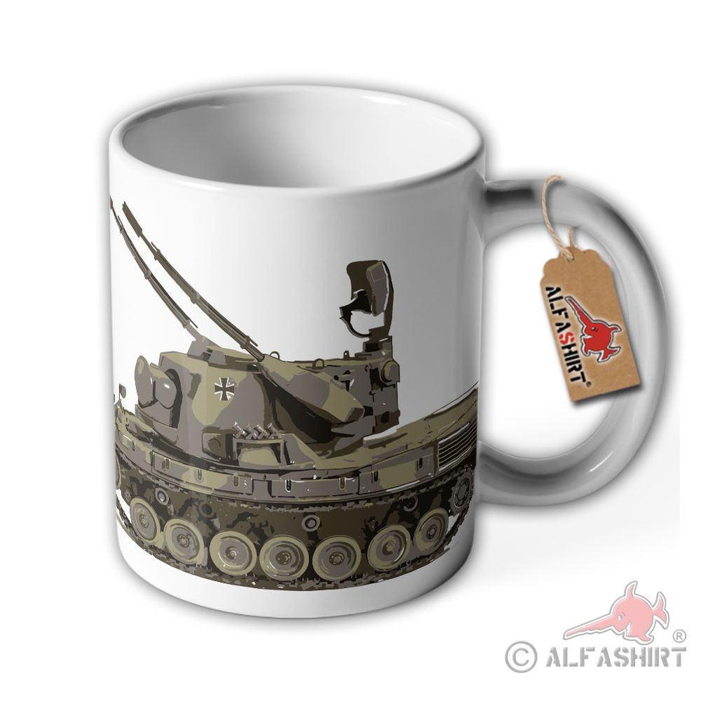 Tasse Gepard Flugabwehrkanonenpanzer Heeresflugabwehrtruppe Bundeswehr #43265