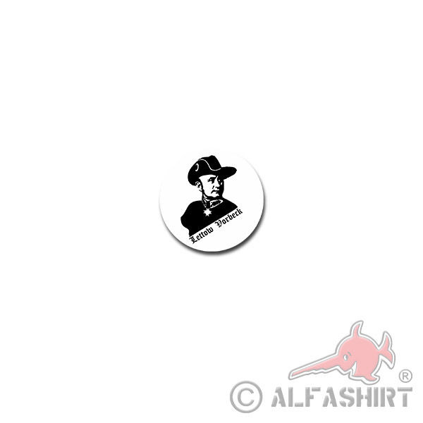 Lettow Sticker Paul Lettow-Vorbeck Officer General Schutztruppe 7x7cm # A3943
