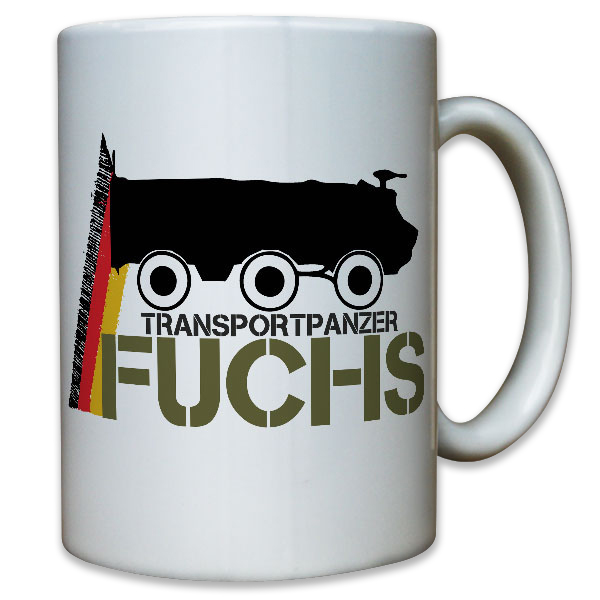 Transportpanzer FUCHS amphibischer Radpanzer Panzer Fahrzeug - Tasse #10139