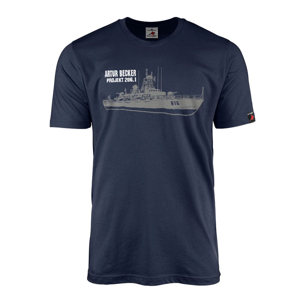 T-Shirt TS 816 Artur Becker GDR Project 206.1 6 Flotilla School Brigade #47640