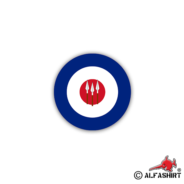 Sticker Federation of Rhodesia and Nyasaland CAF 7x7cm A2091