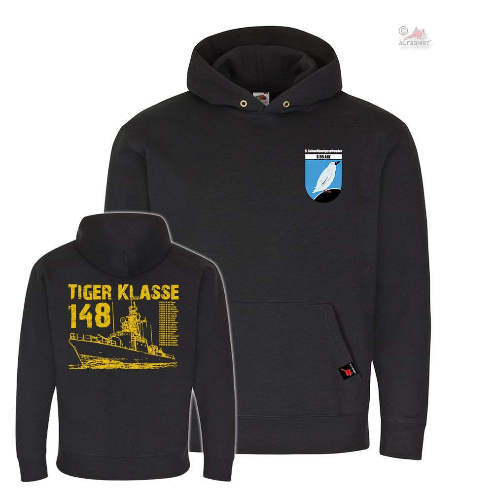 Hoodie Alk S55 5. Schnellbootgeschwader Marine Geschwader Einsatz Ostsee#37657