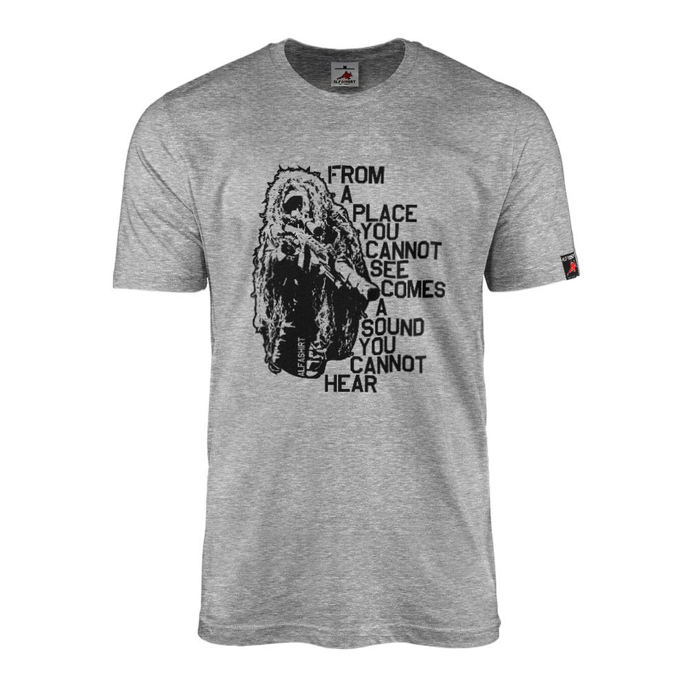 Sniper rules Scharfschütze Ghillie Suit Gewehr Tarnung From Place T-Shirt #19699
