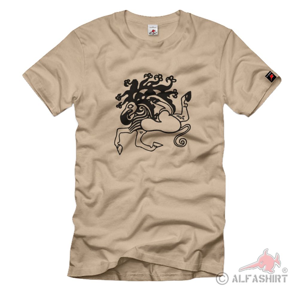 Wikinger Tätowierung Skytischer Tierstil Reiernomadenvölker Saken T Shirt #1228