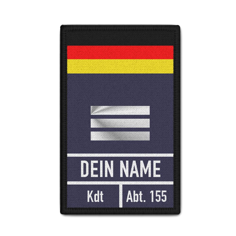 Rank Patch Feuerwehr Hauptlöschmeister Dienstgrad Freiwillige NRW #35498