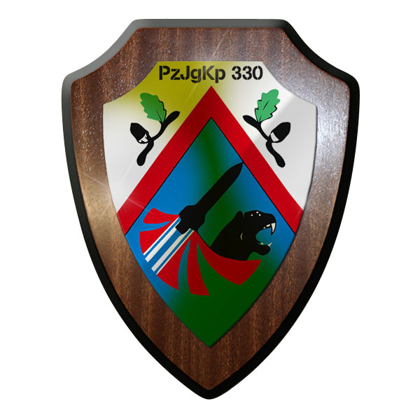 Wappenschild / Wandschild - PzJgKp 330 Panzerjägerkompanie Panzer Jäger - #12097