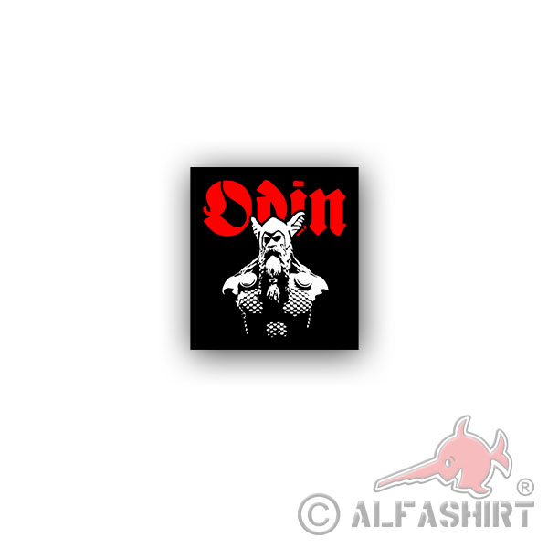 Stickers All-father Odin Viking God Fighter Asen Valhall 6x7cm A3087