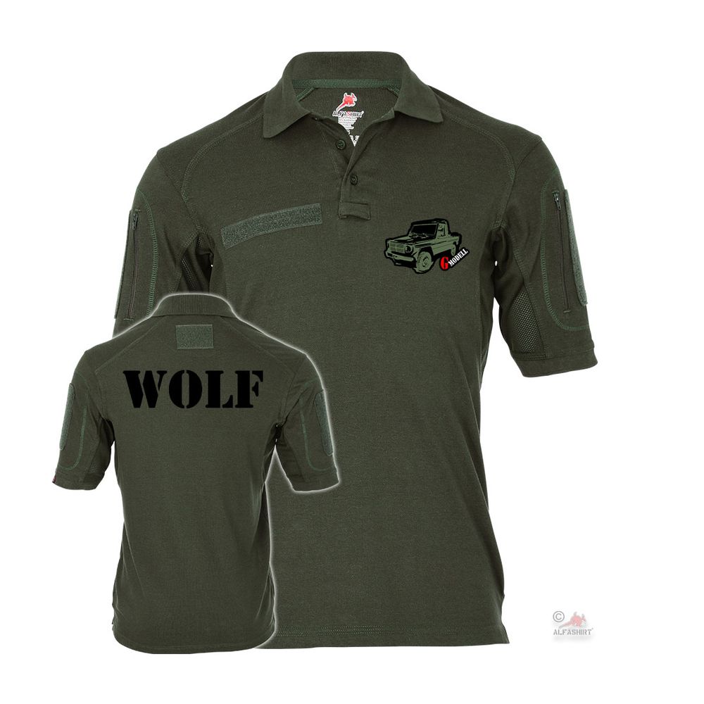 Tactical polo shirt olive Wolf G model Puch military vehicle Bundeswehr #42740