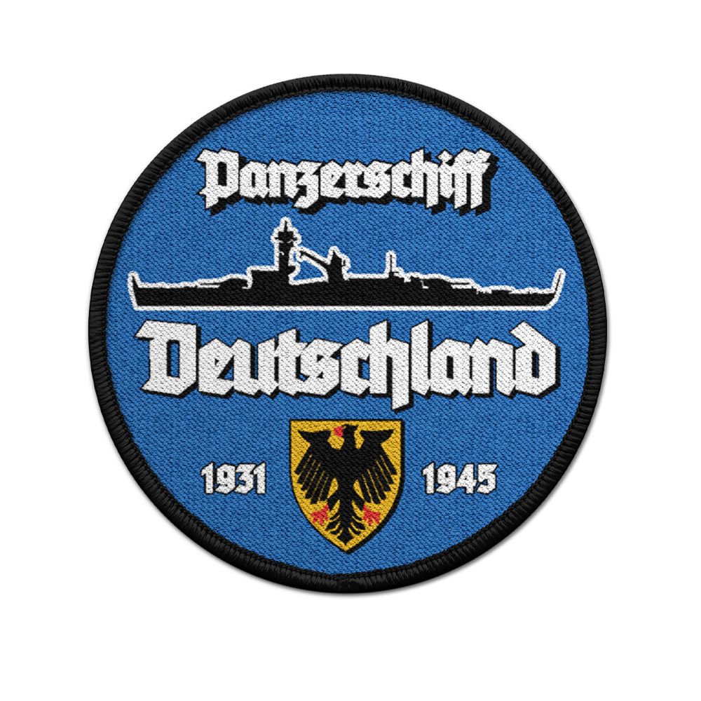 9cm Patch Panzerschiff Deutschland Marine Lützow Patch Badge # 36400