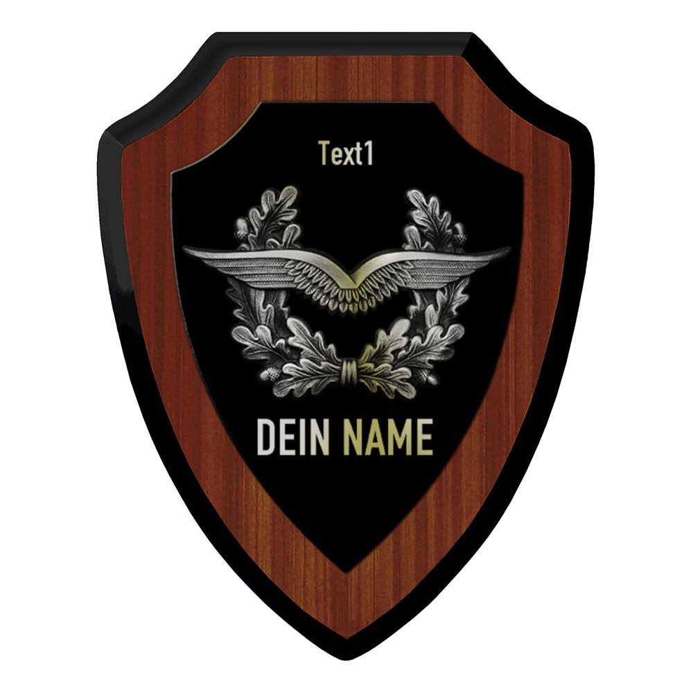 Heraldic shield Luftwaffe Cap badge Wall shield Bundeswehr decoration # 31473