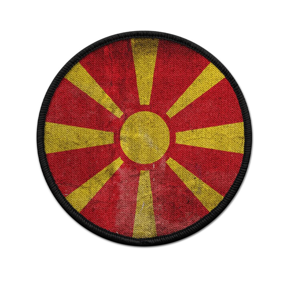 Patch Mazedonien Republika Makedonija Mazedonisch Makeonien Aufnäher #20612