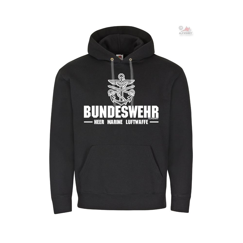 Bundeswehr Heer Marine Teilstreitkräfte Bund Soldat Kapuzenpullover #27238