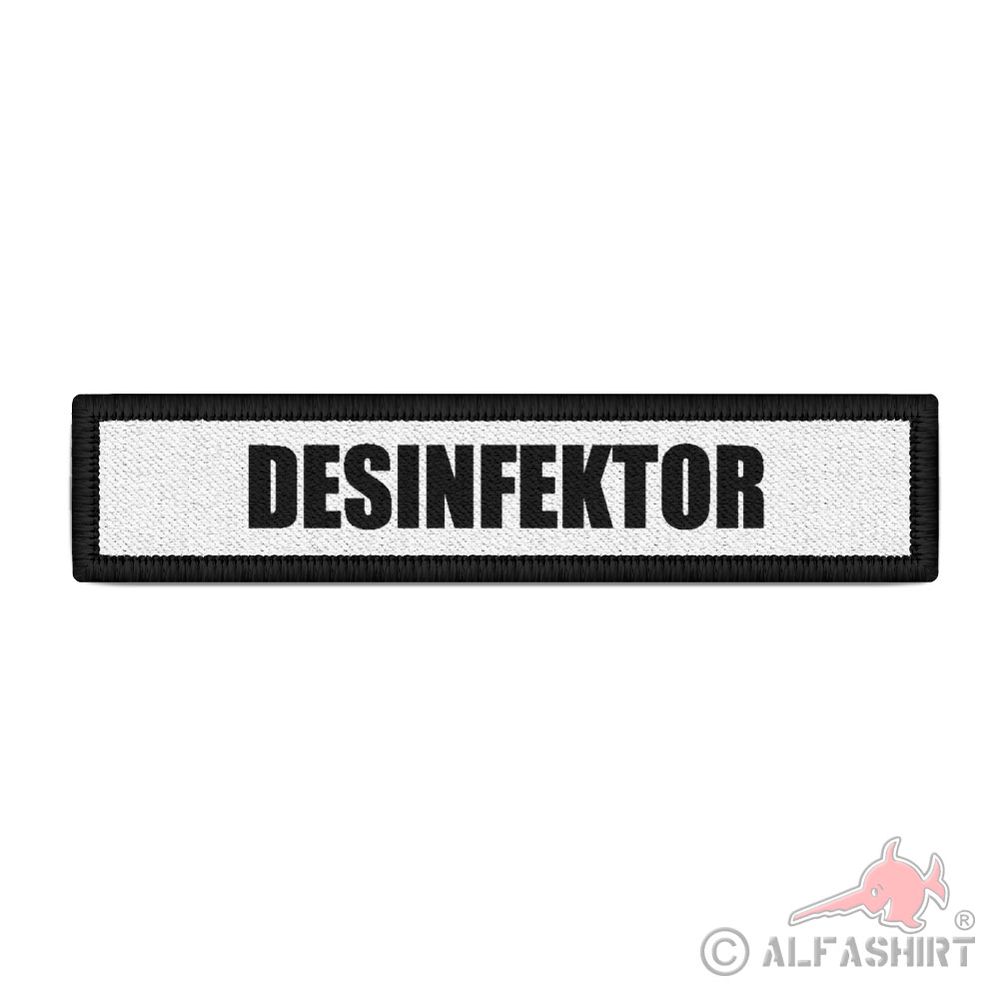 Patch Desinfektor Einhaltung der Hygienevorschrift Mikrobiologe #40374