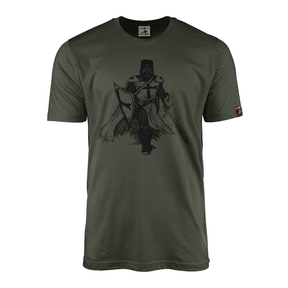 T-Shirt INFIDEL CRUSARDER Kreuzritter Abendland Ritter Templer #31024