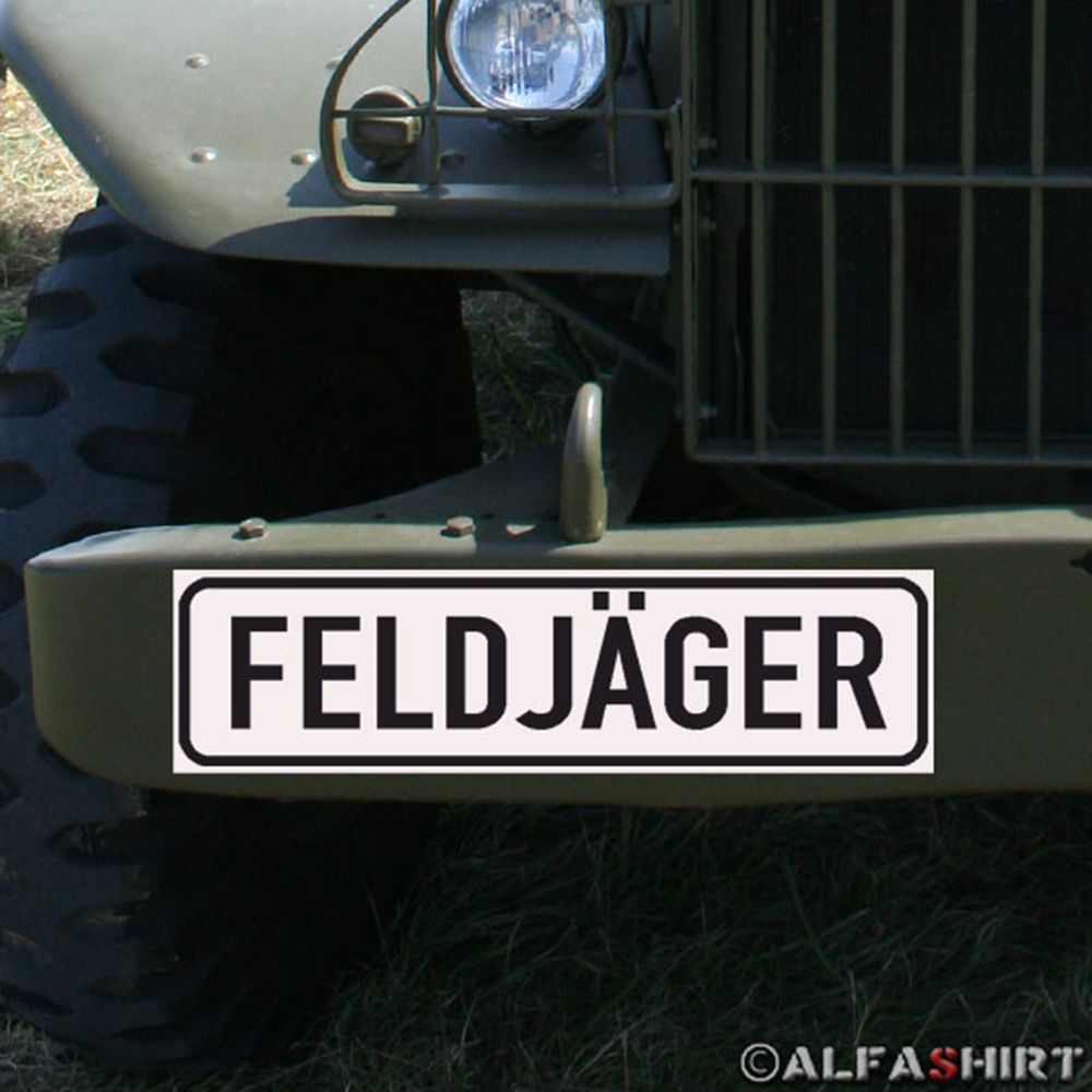 Magnetschild Feldjäger Bundeswehr Military Police Militär Polizei MP BW #A152