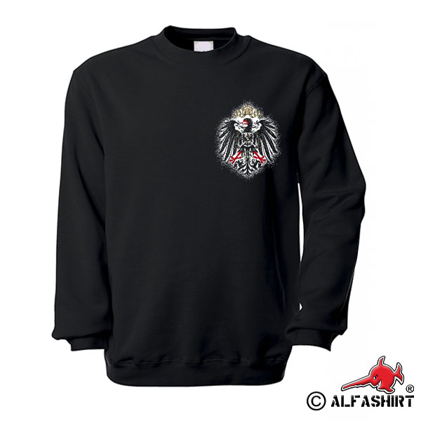 Preußen Adler Friedrich der Große Alter Fritz Wappen Abzeichen Pullover #17041