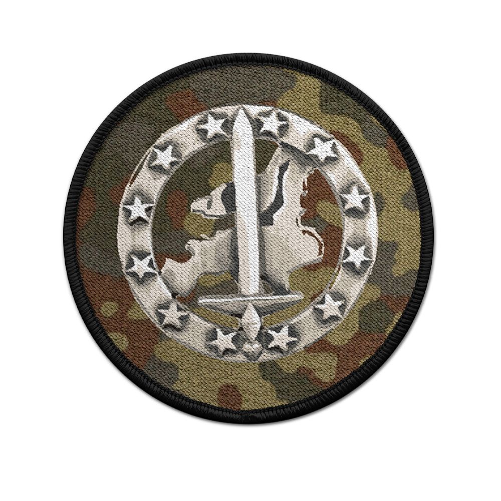 Patch BW Eurokorps EKop Barett Abzeichen Einheit Bundeswehr Patch Tarnung #20875