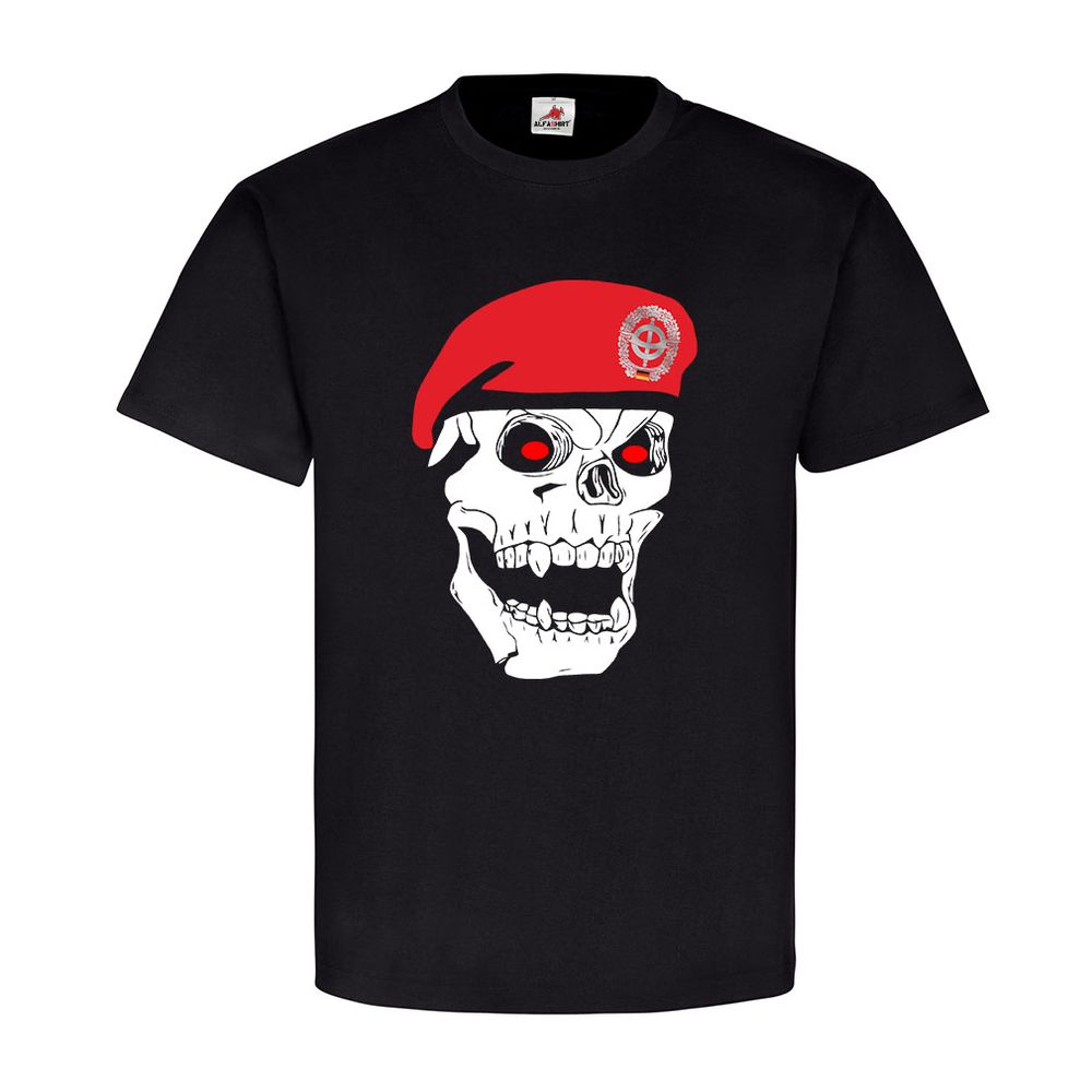 Deutscher Nachschubsoldat Bundeswehr Versorger Skull - T Shirt #12424 