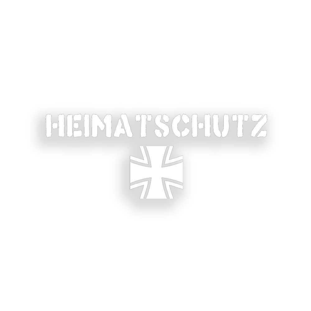 Aufkleber Heckscheibe Heimatschutz Bundeswehr Auto Scheibe 90x34cm #A4753