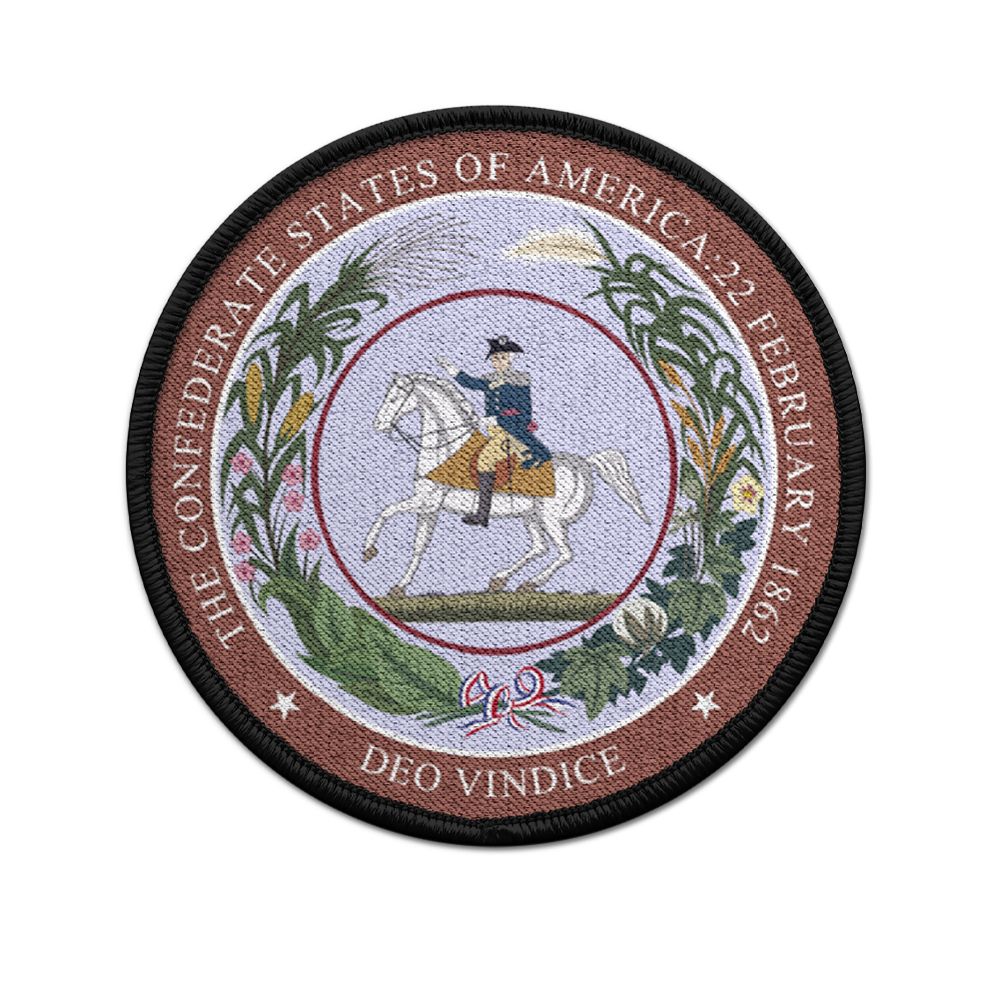 Patch Klett Flausch The Confederate States of America Deo Vindice #22604