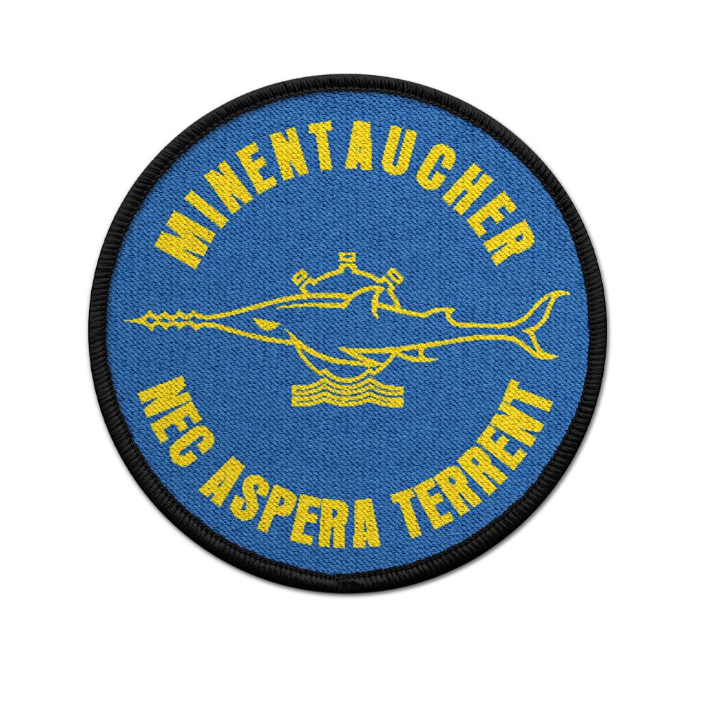 Patch Minentaucher Sägefisch Kompanie Abzeichen Marine Bundeswehr Aufnäher#21811