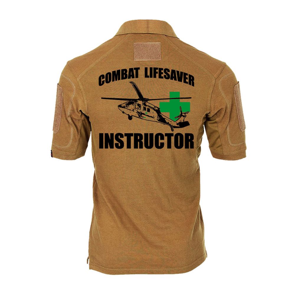 Tactical Polo COMBAT LIFESAVER INSTRUCTOR CLS Sanitäter Ausbilder #24067 Tactical Polo COMBAT LIFESAVER INSTRUCTOR CLS Sanitäter Ausbilder #24067