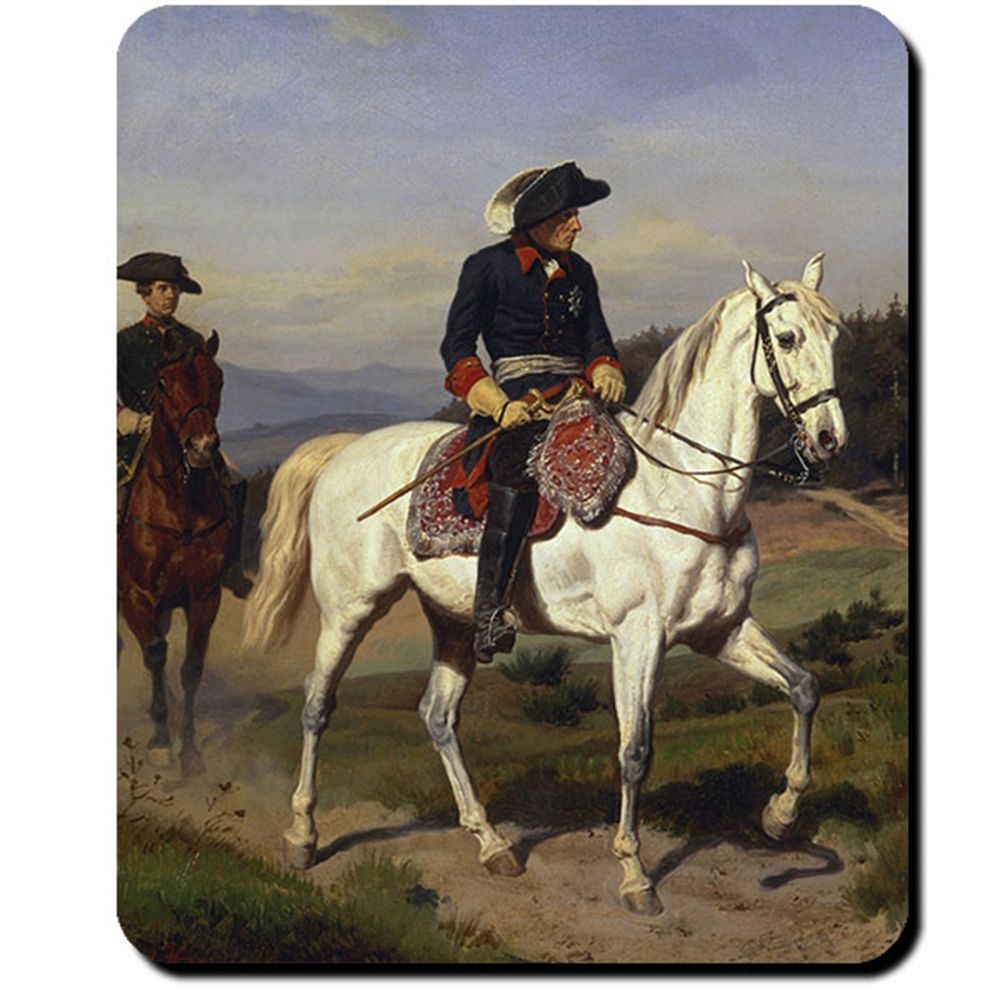 Friedrich der Große Alter Fritz König Preußen Deutschland Mauspad #16412
