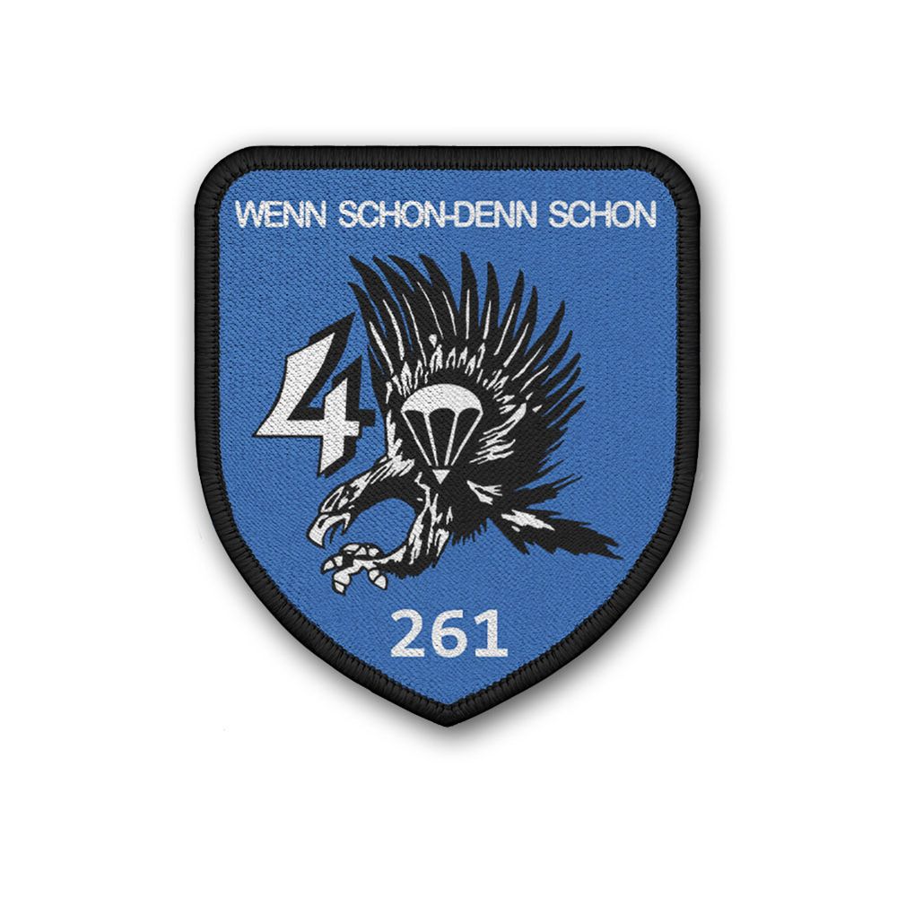 Patch 4 FschJgBtl 261 Bundeswehr Fallschirmjäger Bataillon Militär Einheit#46820